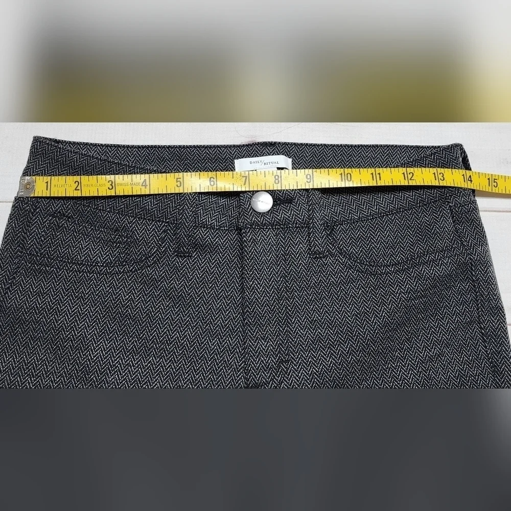 Daily Ritual Ponte Knit Flat-Front Faux-5-Pocket Legging Small - New Without Tag - Picture 8 of 9
